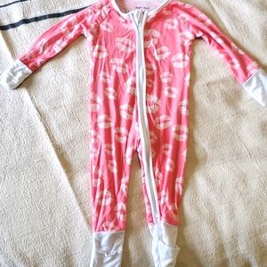 Little Sleepies Pink Kisses! 0-3 Mo